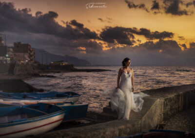 Sposa in riva al mare Palermo