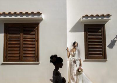 Sposa in posa in esterna Sicilia