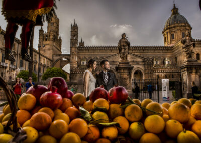 Wedding moment passion and fruit Palermo