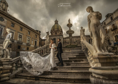 Wedding Shooting Piazza Pretoria Palermo