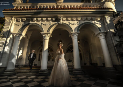 Sposo e sposa Shooting Napoli esterna